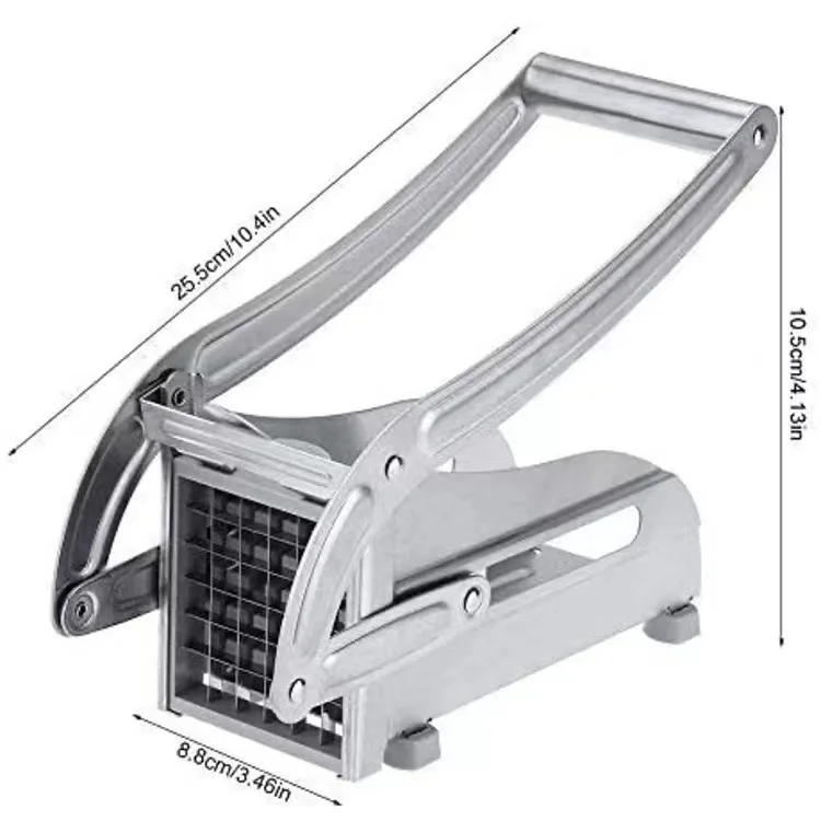 Potato Slicer Multi-functional Stainless Steel Cucumber Slicer Home Kitchen Vegetable French Fries Machine