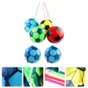 6pcs Kids Outdoor Inflatable Ball Toys Soccer Training Balls with Elastic Chain inflatable toy ball PVC inflatable ball 1