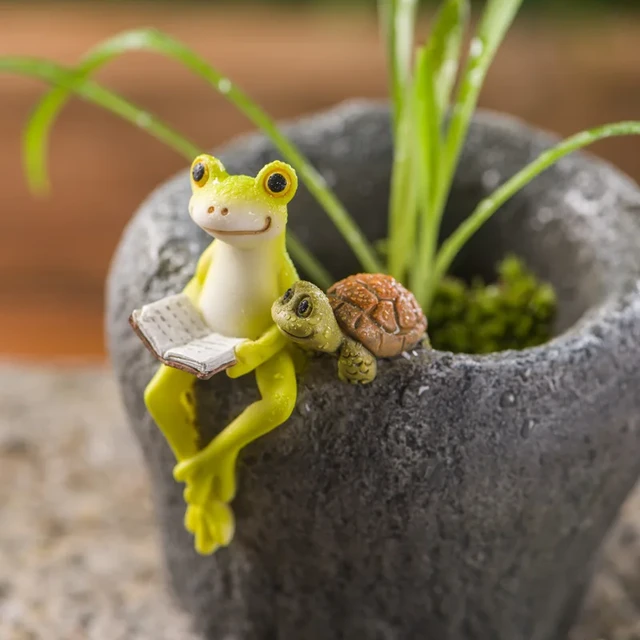 Animal Model Toys Kids Outdoor Playset Frog Ornament Statuette Small Frogs  Statues Plastic Figurines Child - AliExpress