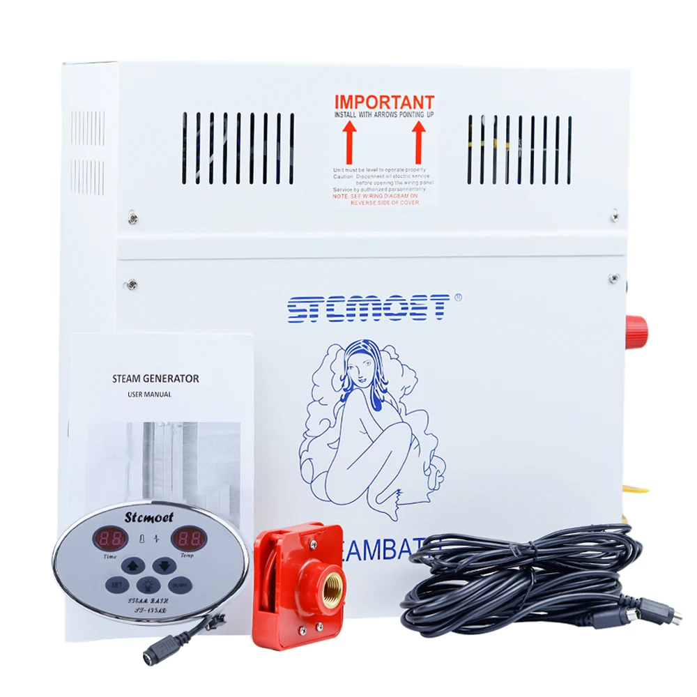 3/4.5/6/9KW 220/380V Steam Generator For Sauna Room Bath Shower Power Home Heate