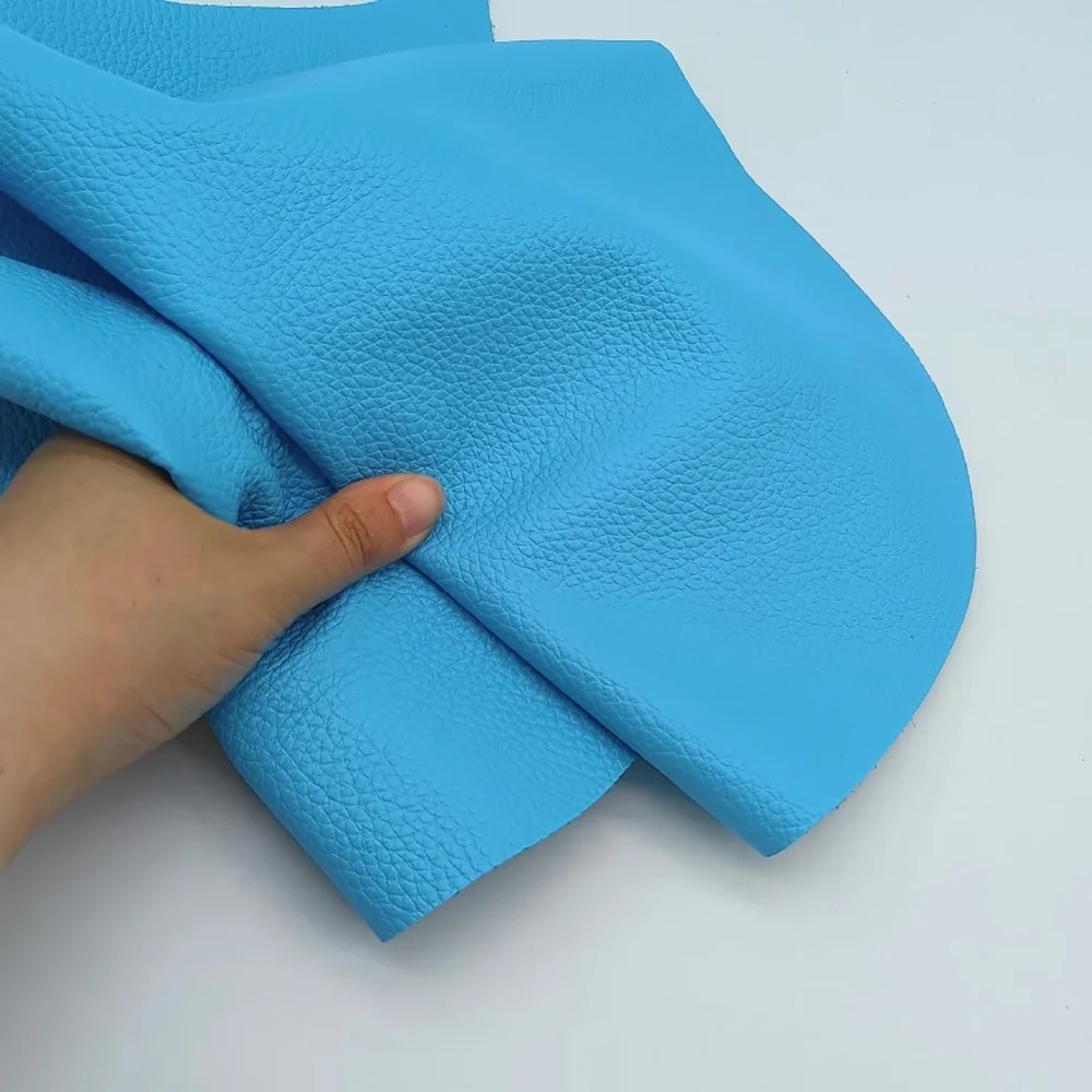 하늘색 탑 레이어 소가죽, 수제 DIY 물통 가방, 바구니 가방, 박스 가방 가죽 원단, 여행 가방 및 가방용 1.5mm