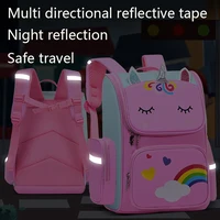 Kid Backpack for Girl Unicorn Children Bookbag Rainbow Eyes School Bag Teen Girl Backpack for Traveling Waterproof Mochilas 6