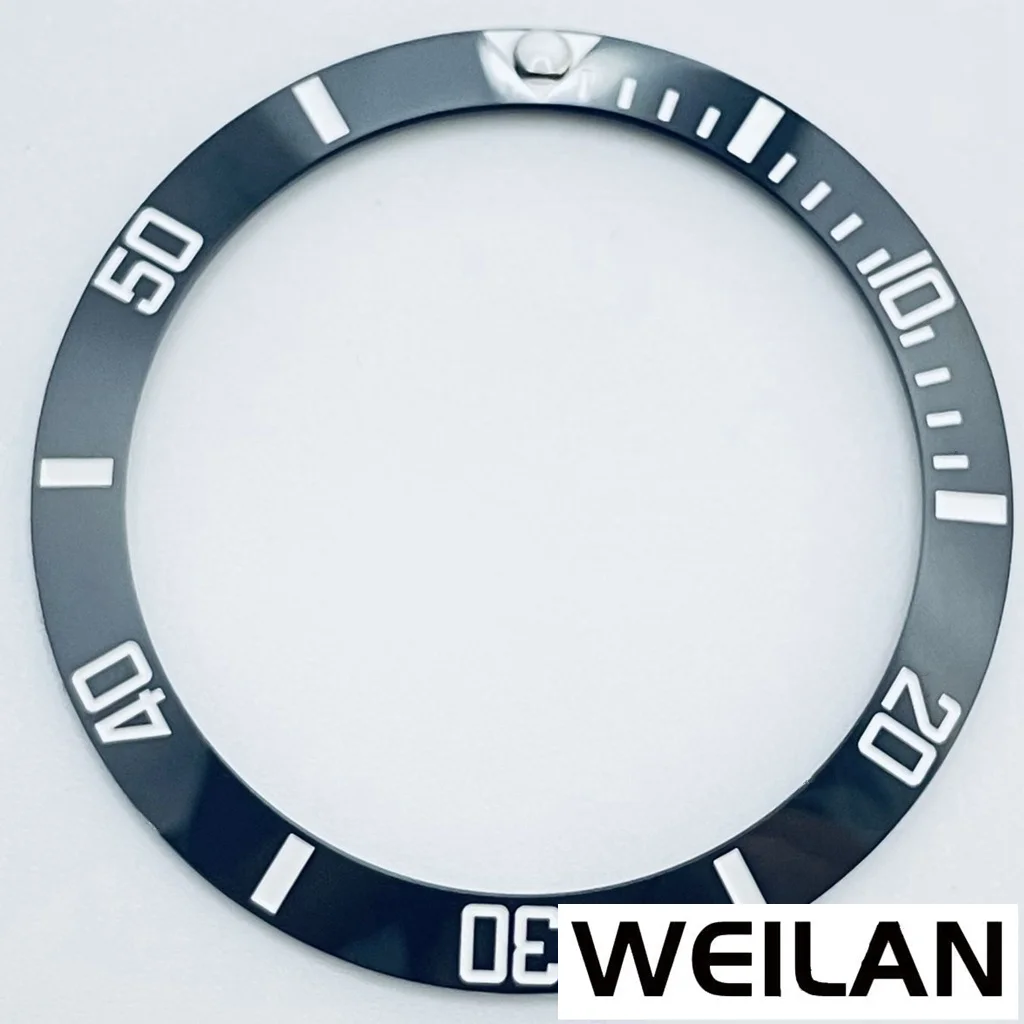 Ceramic & Aluminum GMT Diver-Style Bezel Insert for 40mm Cases - Premium Diving Accessory