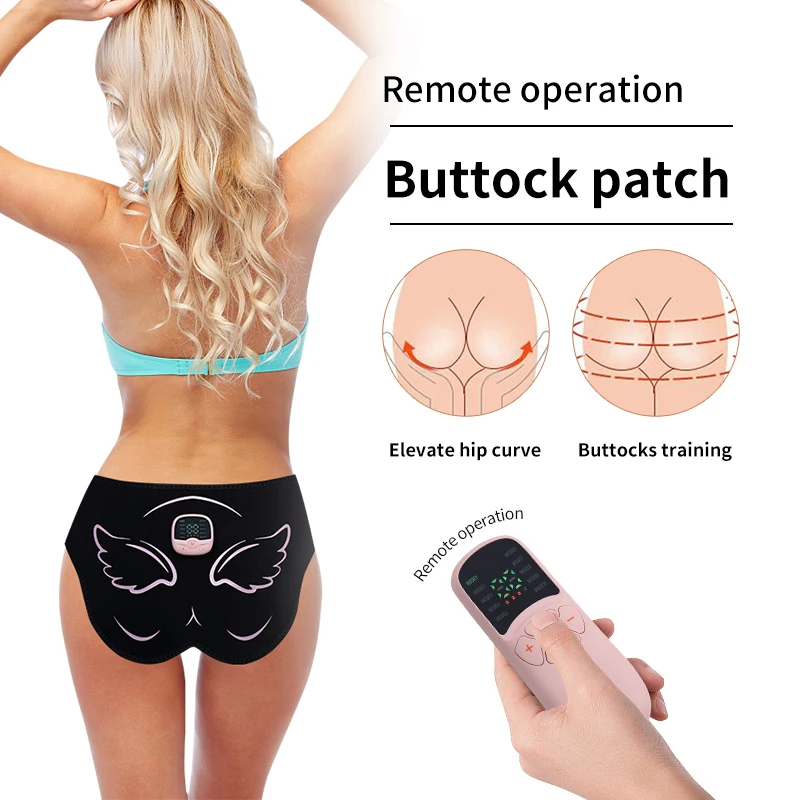 Electric Butt Muscle Stimulator EMS Hips Trainer USB Rechargable Buttocks Lifting Muscle Toner Lose Weight Burning Fat Fitness muscle stimulator