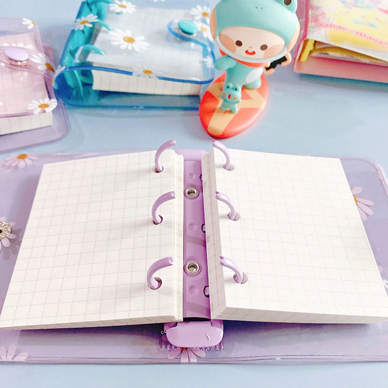 Mini Classeur de Fichiers à 3 Trous, Recharge pour Carnet de Notes, Journal  Intime, Reliure à Anneaux - AliExpress