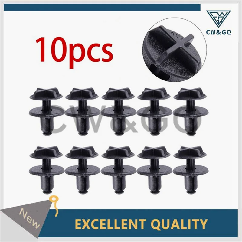 

10Pcs Nylon Battery Cover and Cowl Panel Clip Fasteners Fit for Land Rover Range Rover LR024316 Discovery Sport