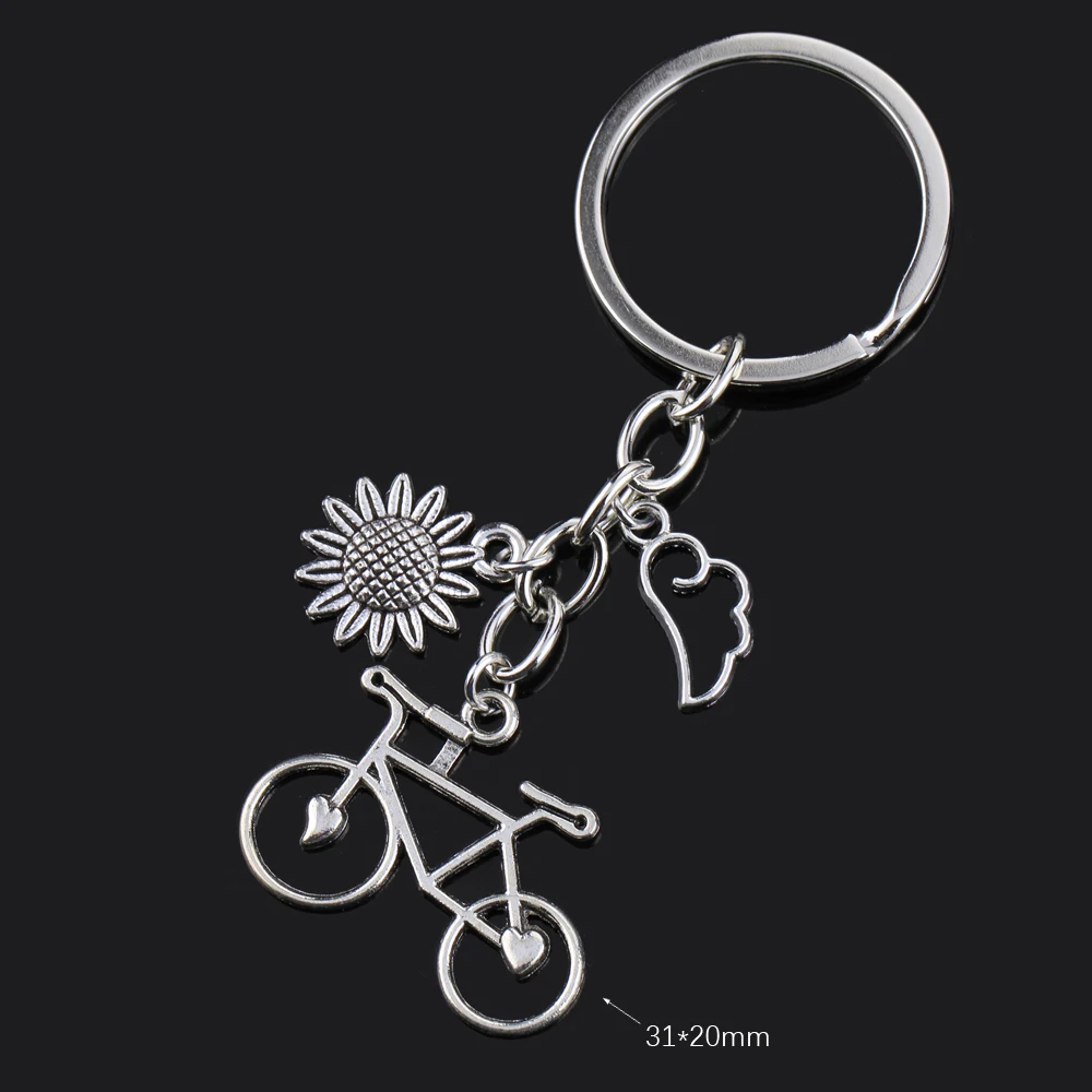 Charming Women's Keychain with Moon, Heart, and Animal Accents