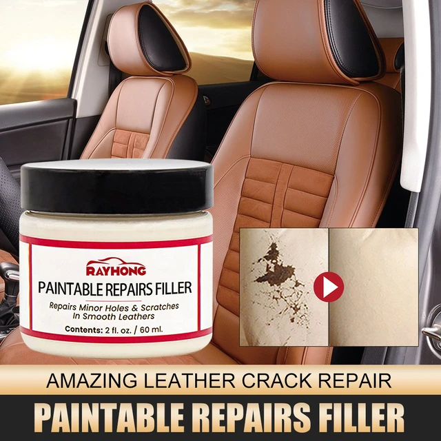 Eleven Color Leather Touch Up Paste To Repair Scratches And Cracks Car  Leather Seat Sofa Touch
