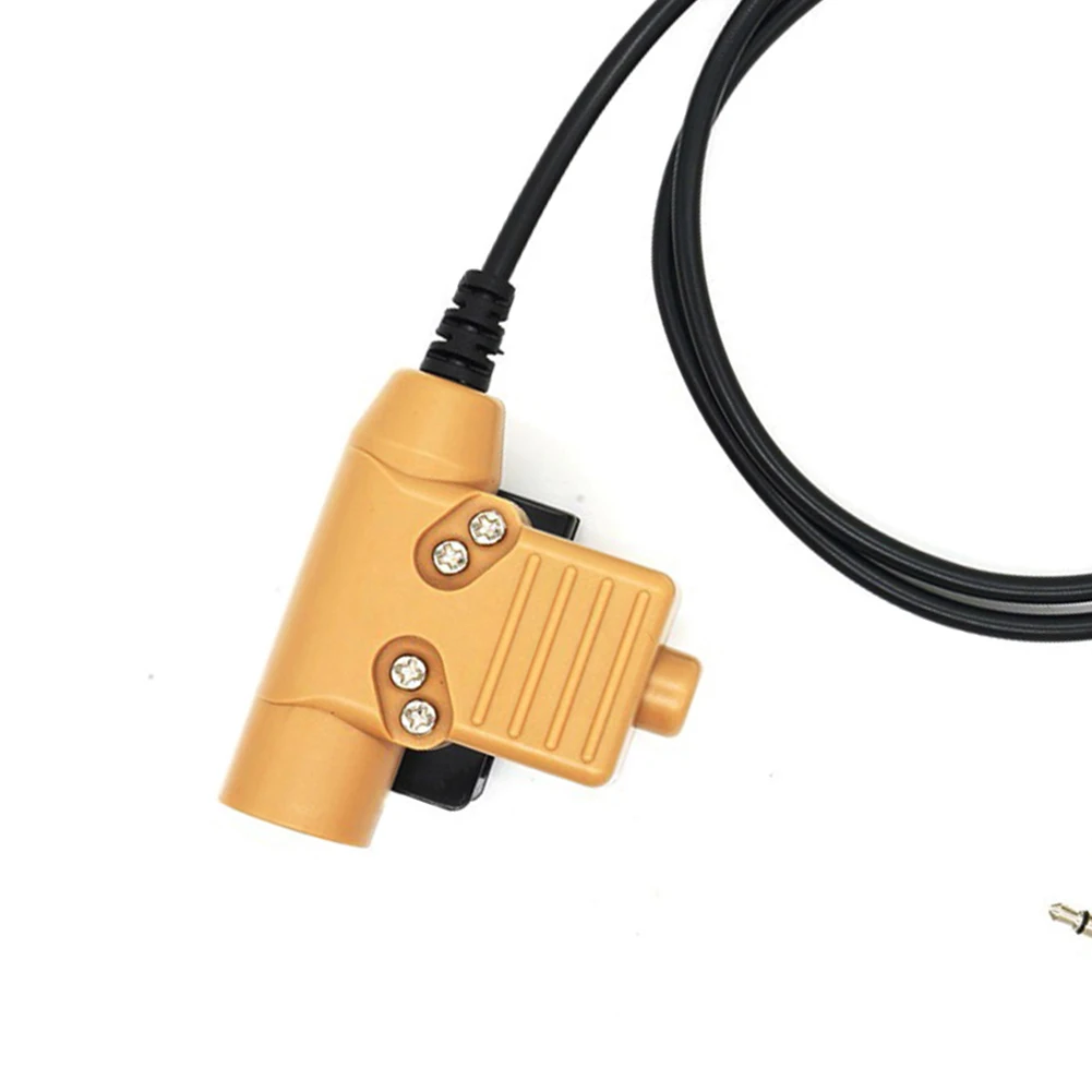 Tactical U94 PTT Military Headset Adapter ABS Headset Accessories For Baofeng UV-5R/888S KD-C1