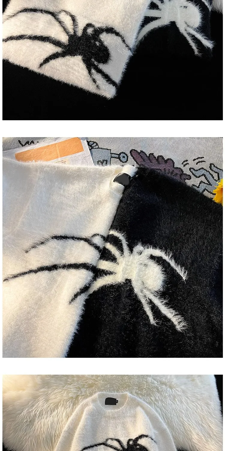 Sweater Unisex Spider Soft Waxy Lazy Style Thickened - true deals club