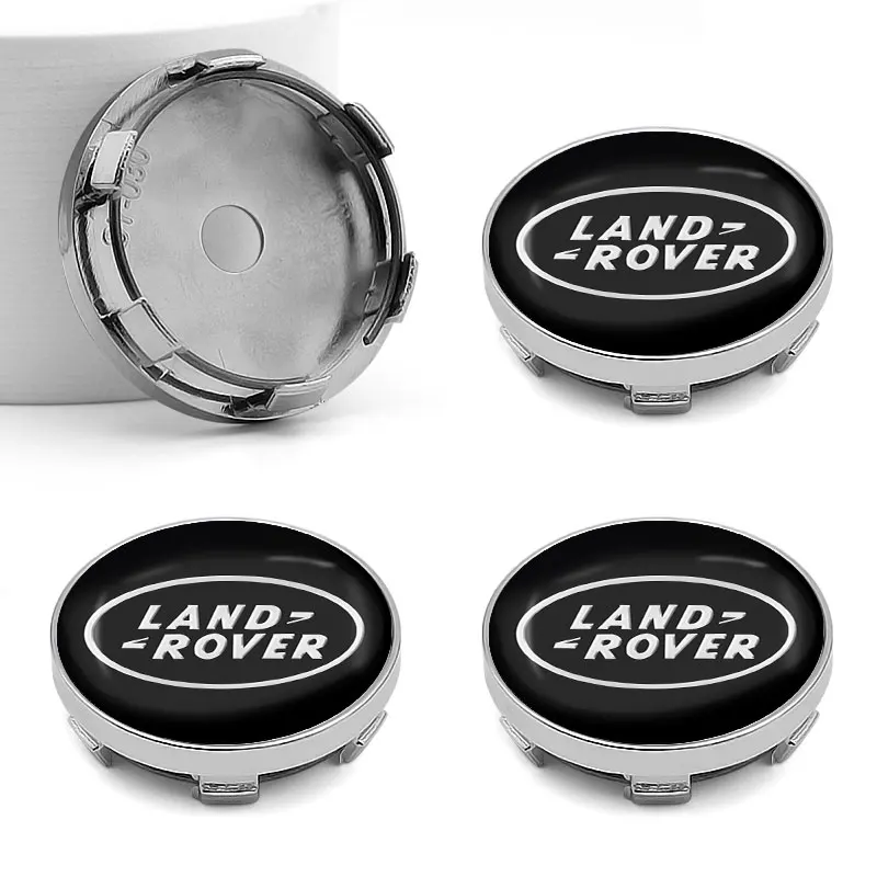 4pcs Car Wheel Hub Caps Center Auto Rim Cover Badge For Land Rover