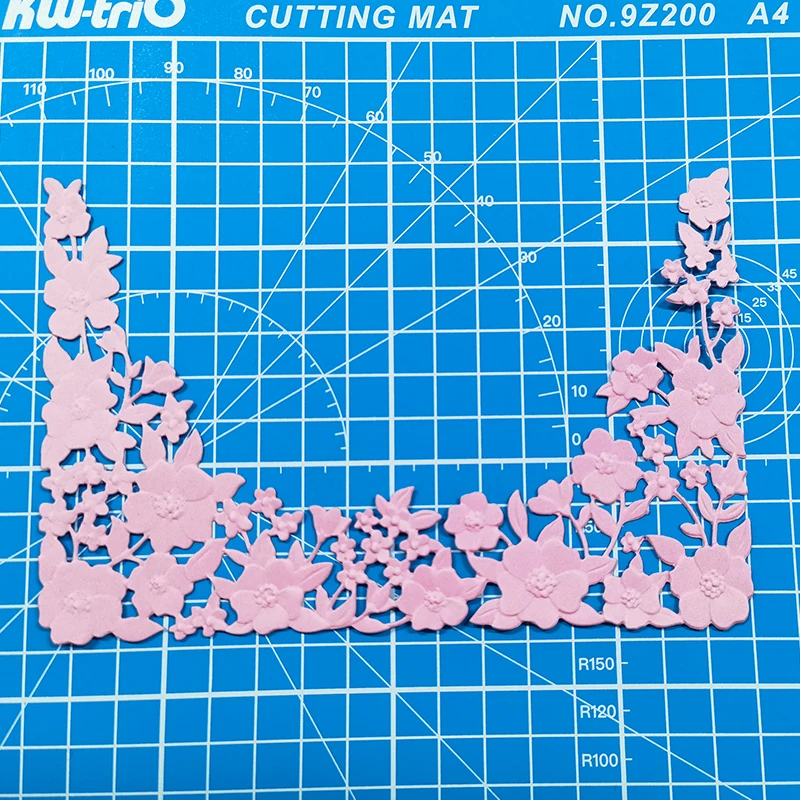 3d Embossed Relief Folder-Invitation Lace, Used For Handmade Letters And Background Greeting Card Clipbook New Edition