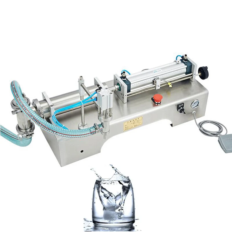 

10-5000Ml Electric Single-head Horizontal Beverage Filling Machine Desktop Liquid Filling Machine