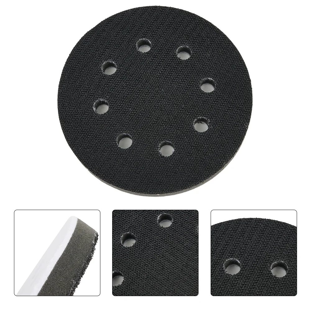 

Workshop Sanding pad 125mm 5 Inch 8 holes Accessory Dics For Bosch Hook and loop Interface Parts Polishing Durable