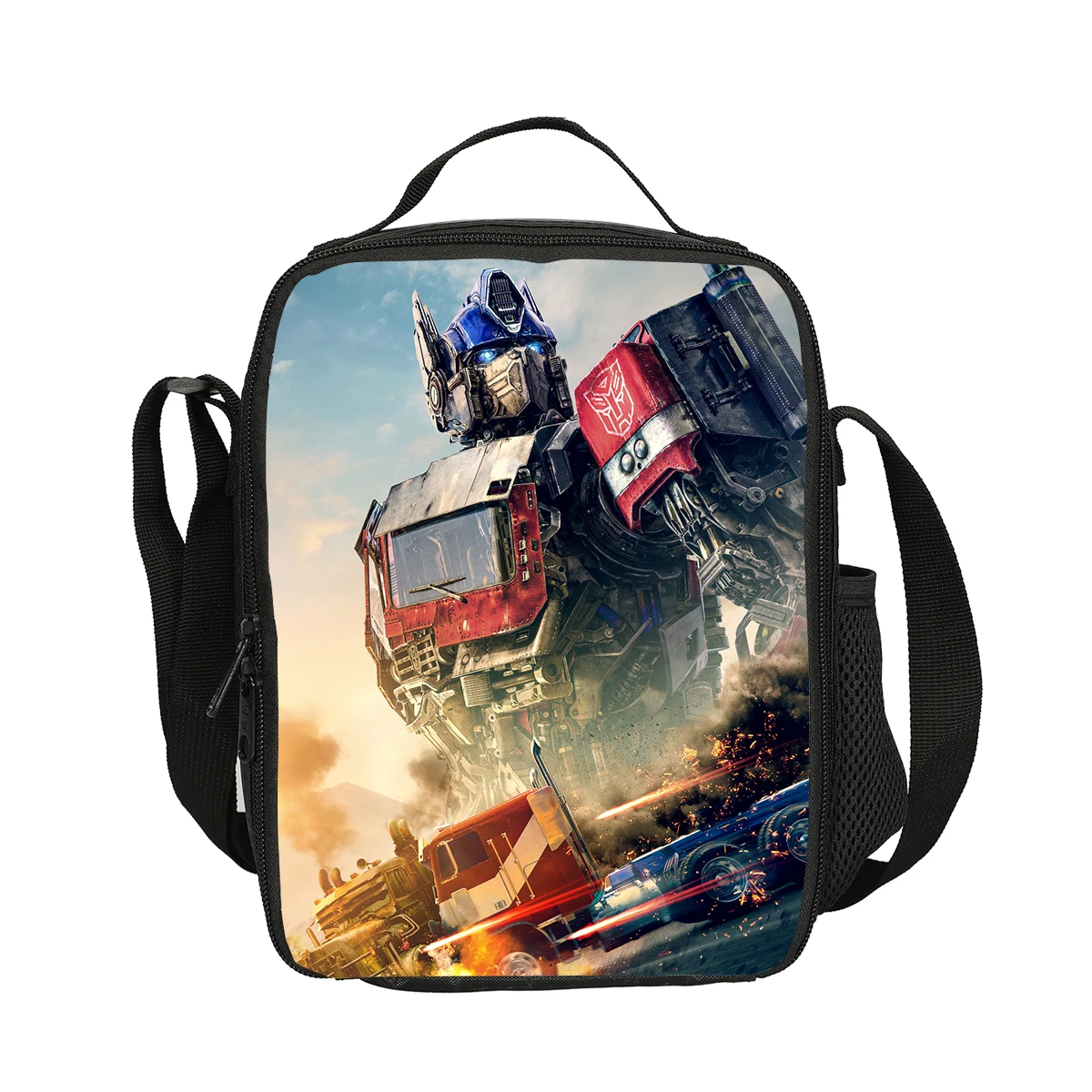 Movies T-Transformers With Lunch Bags for Boy Girl, Lunch Bags for School,Prints Child Picnic Bags,Kid Cooler Bag for School 4