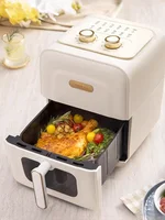 220V Air Fryer Visual Household New Multifunction Electric Oven Integrated 6L Large Capacity Electric Fryer Air Fryer 2
