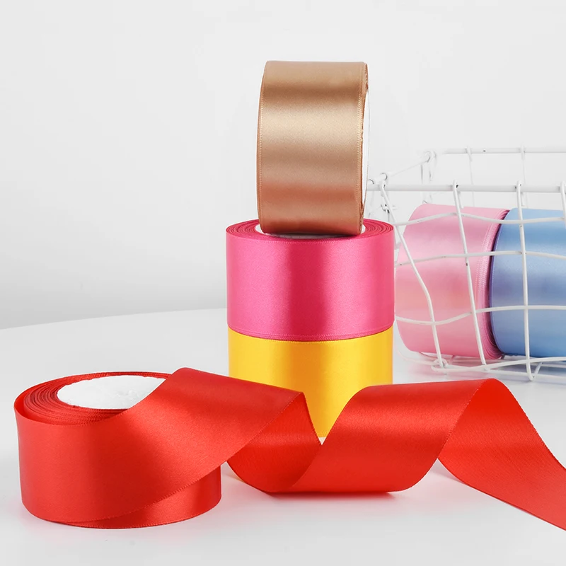 Satin Ribbons 22 Meters/Roll 15-50mm Christmas Halloween Party Gift Wrapping