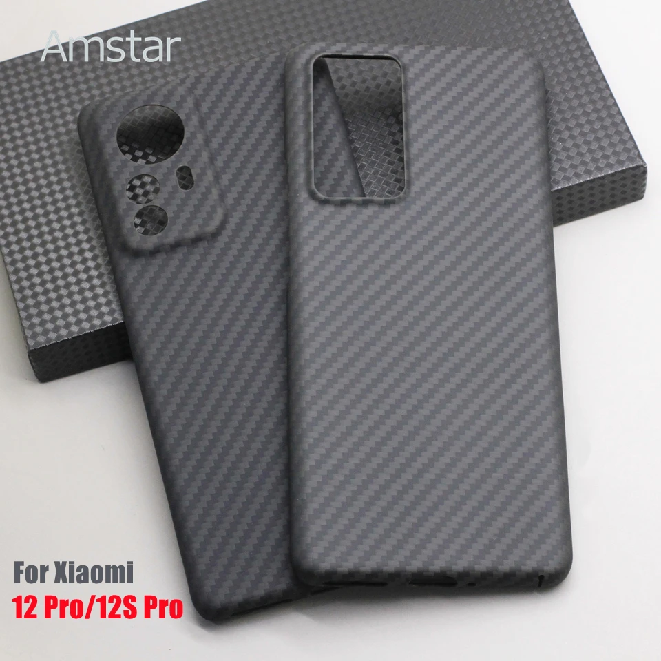 Amstar Carbon Fiber Protective Case for Xiaomi 12 12S Pro 12X Premium Ultra-thin Aramid Fiber Cover for Xiaomi 12S Ultra Cases iphone 12 pro flip case iPhone 12 Pro