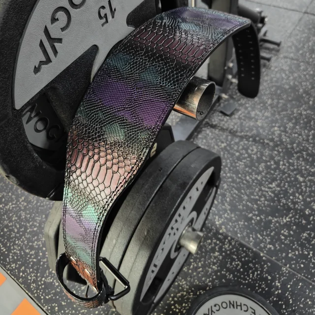Gym Weightlifting Belt Mamba Snake Pattern Style Fitness Belt for Men Women Powerlifting Belt for Weight Lifting Squat Deadlift 4