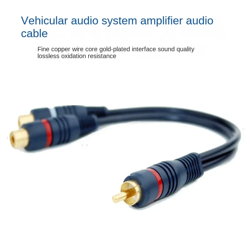 Premium Gold-Plated RCA Audio Splitter Cable