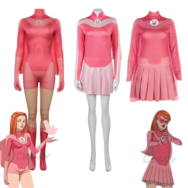 

Женский костюм для косплея Atom Eve, Женский костюм для девочек, одежда для ролевых игр, костюм для Хэллоуина, карнавала, детской одежды