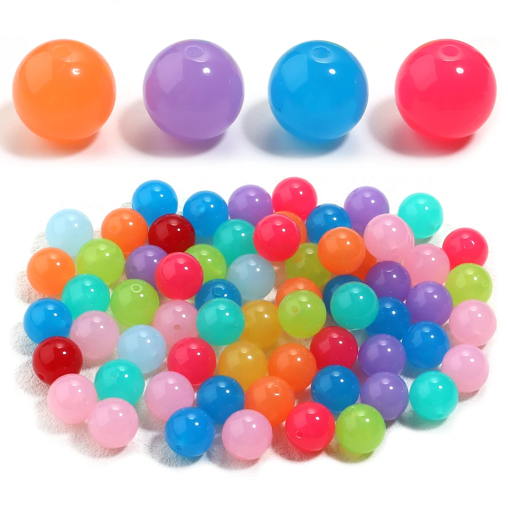 20pcs Colorful Acrylic Beads