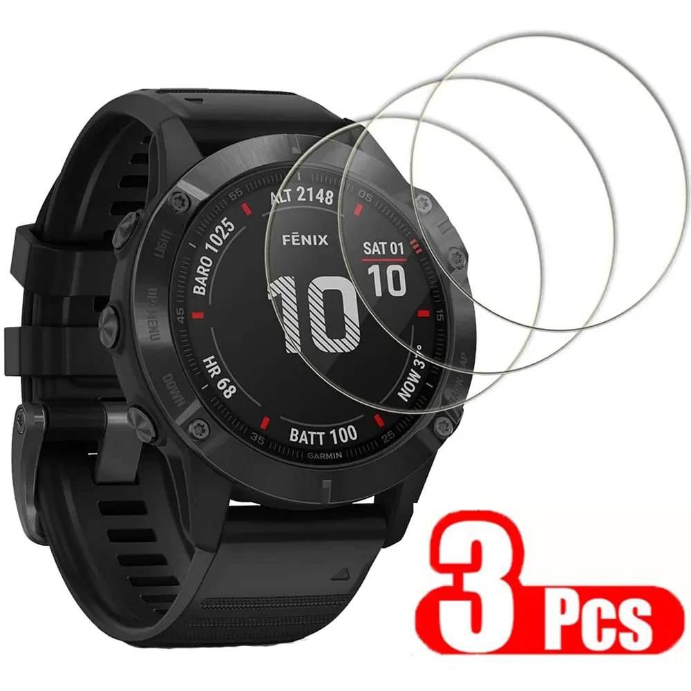 

3PCS 9H Premium Tempered Glass For Garmin Fenix 7 7X 7S 6S 6 6X Pro 5S 5 Plus Smart Watch Screen Protector HD Film Accessories