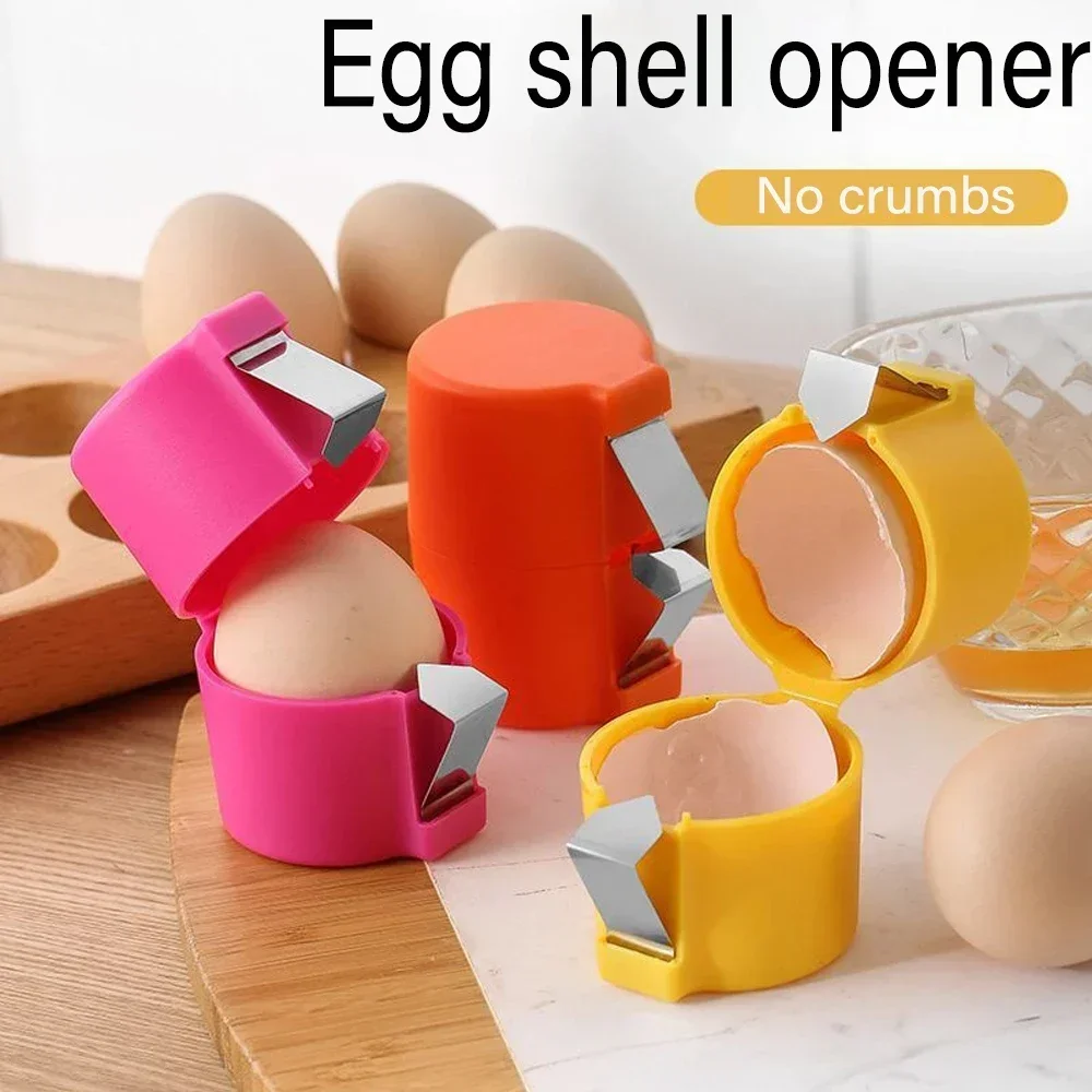 Egg Shell Opener Egg Beater Easy To Clean Shell Separator Kitchen Baked Stainless Steel Beating Mini Kitchen Tools