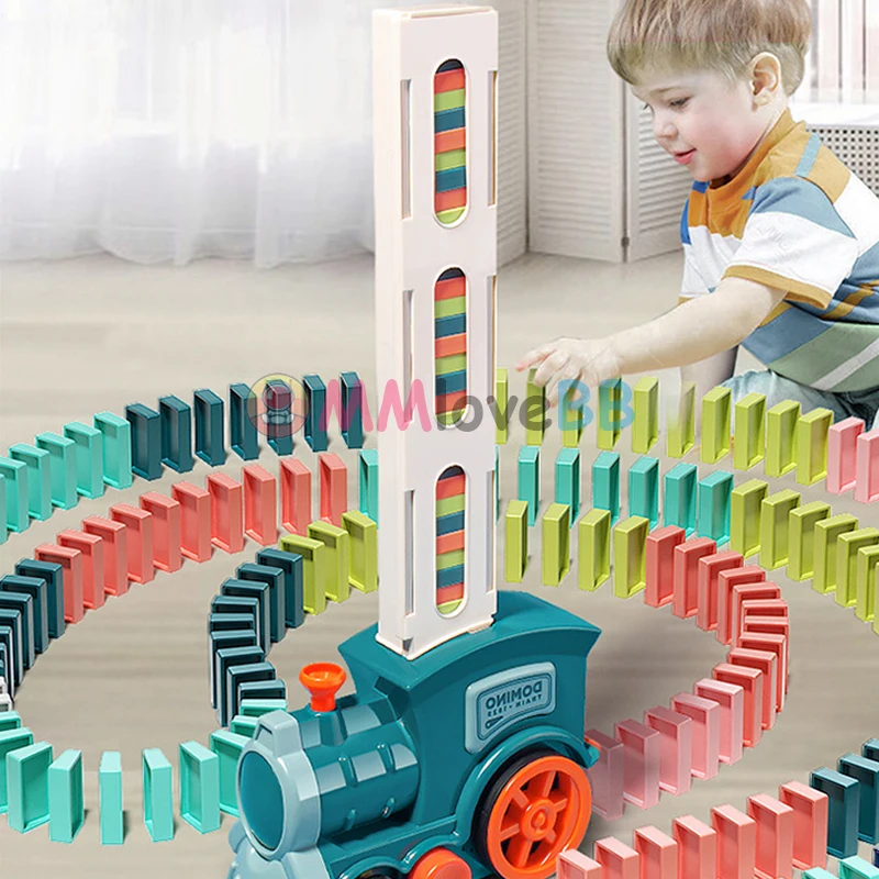 لعبة دومينو قطار الكهربائية للأطفال 3