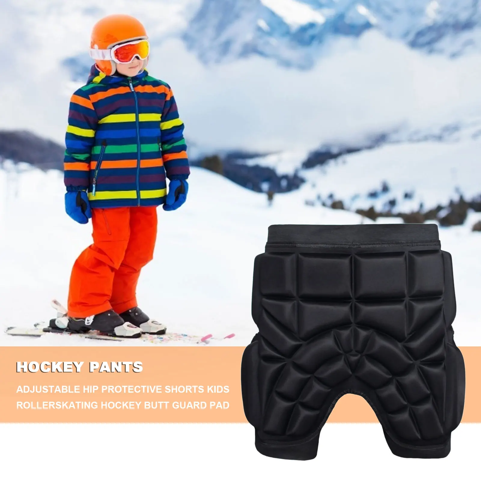 Children Ski Skate Snowboard Protection Skiing Protector Outdoor Sports Skating Kids Protective Hip Padded Shorts