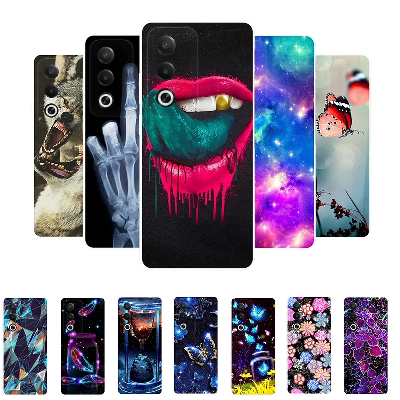Stylish Cartoon Silicone Soft TPU Protective Back Cover