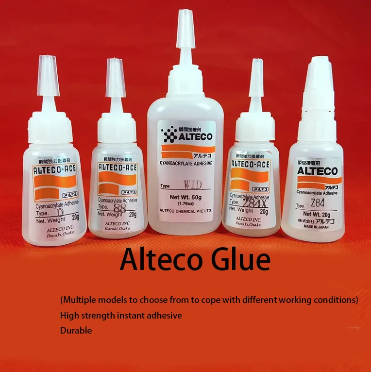 Alteco Z114 Z84X 접착제, 금속 고무 송진, 아크릴 가죽, 세라믹 스톤, 크리스탈 유리, PC, ABS 섬유, 기타 재료 본딩