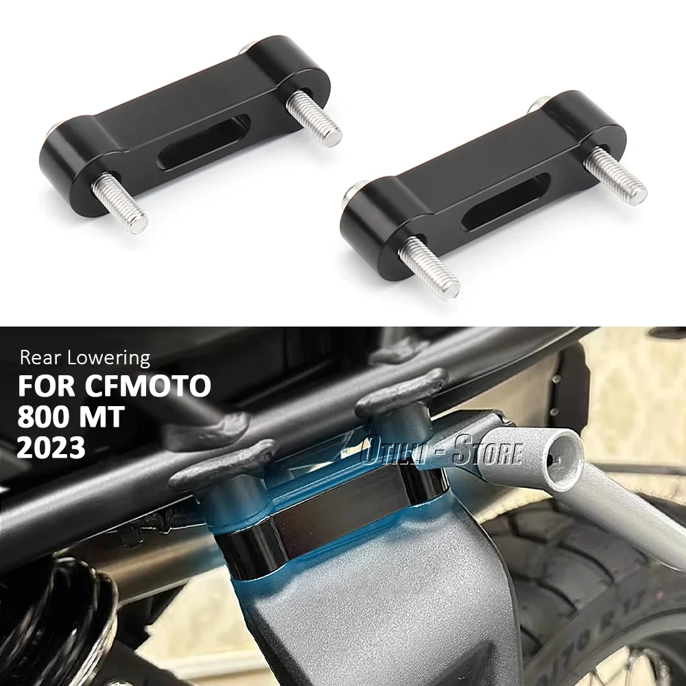

Motorcycle Aluminum Rear Foot Peg Rest Footpegs Lowering Kit Bracket 20mm For CFMOTO 800 MT 800MT 800Mt 800mt 2023