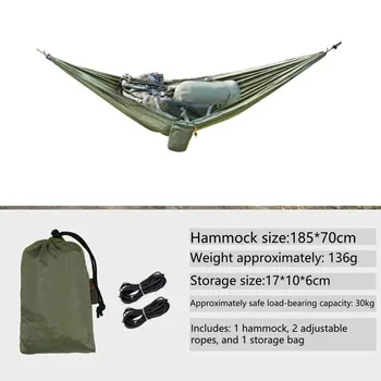 Amaca Ultraleggera, Sling Portatile per Organizzare e Ventilare Piccoli Oggetti Durante Escursioni, Bikepacking e Campeggio