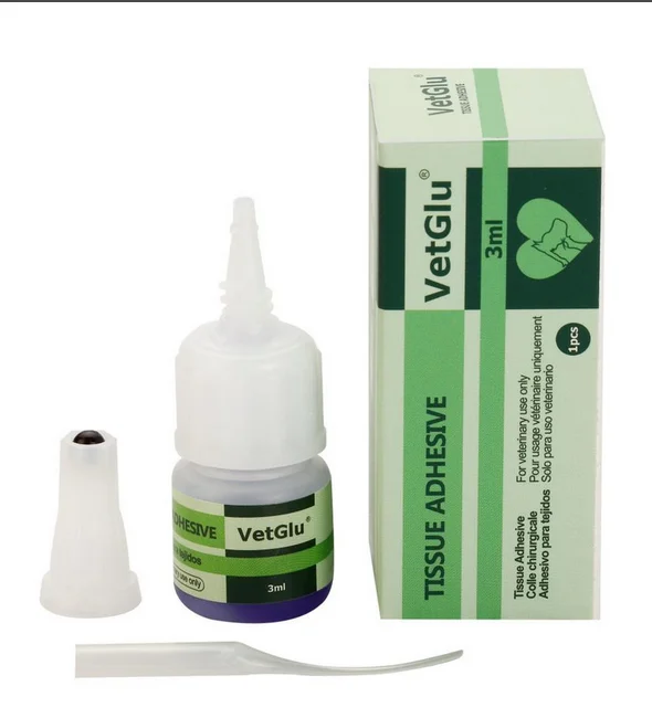 Pet Sterilization Surgery Suture Glue 3ml Vetbond Glue Topical Tissue Adhesive