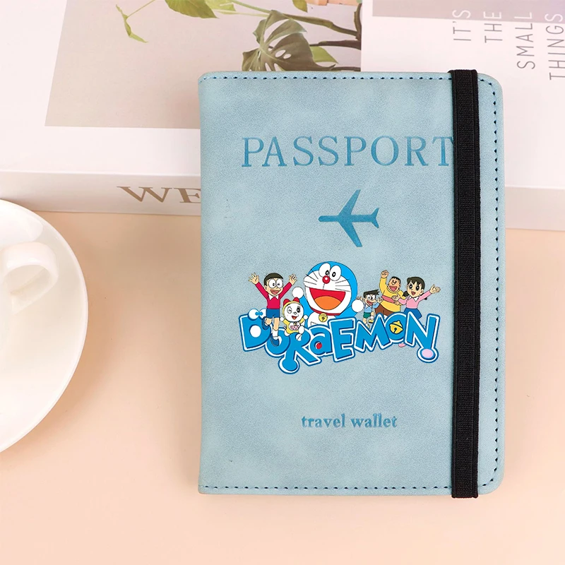 Porta Passaporto Doraemon per Accessori da Viaggio, Custodia per Passaporto, Porta Documenti da Viaggio per Donna/Uomo - immagine 2