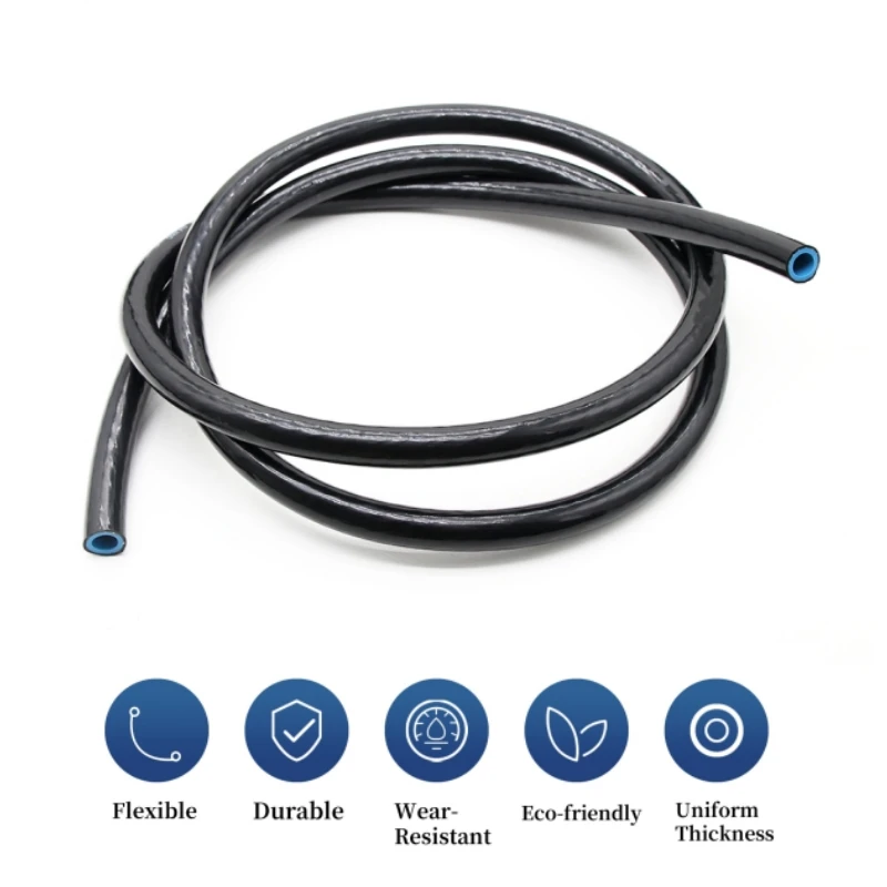 Double-layer Resin Oil Pipe Fuel Tube Oil-resistant Wire-clamping Tubing Petrol Hose Diesel Pipeline 1M 6~25mm,fuel gas line hose