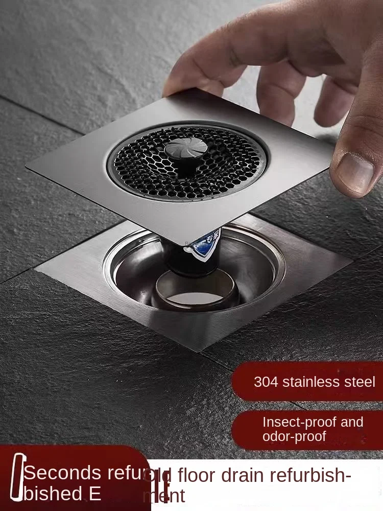Toilet floor drain hair filter universal bathroom deodorizer old floor drain renovator sewer sealing cover