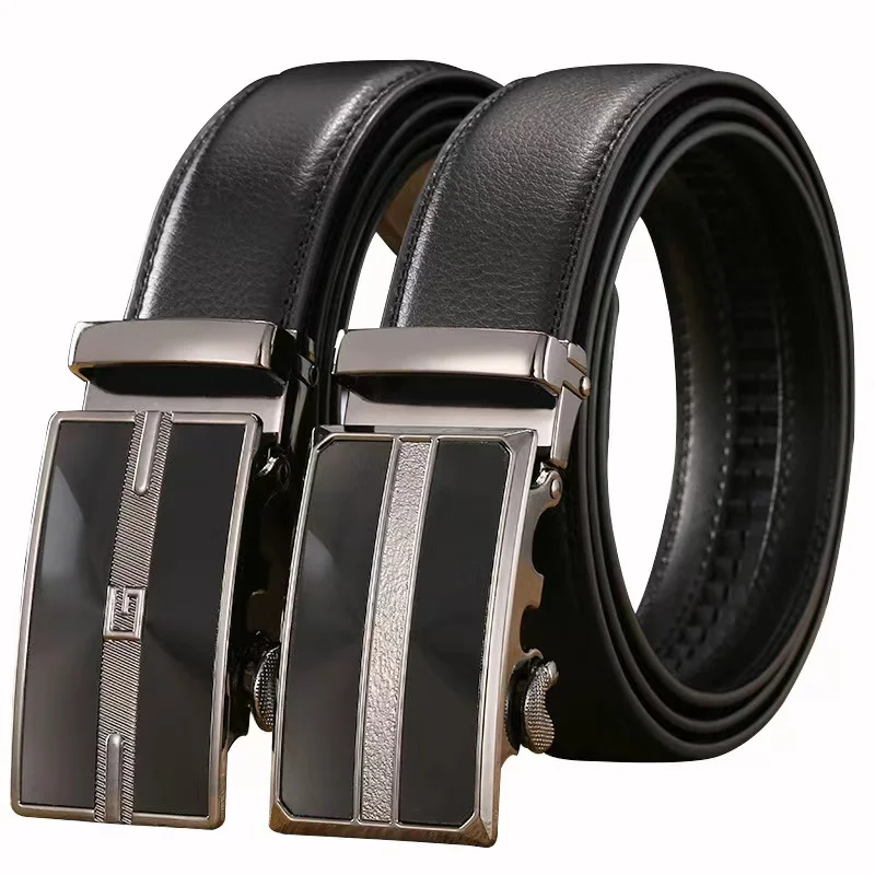 GBeltLuxuryMensRedBeltLeatherAutomaticBuckleBeltFashion