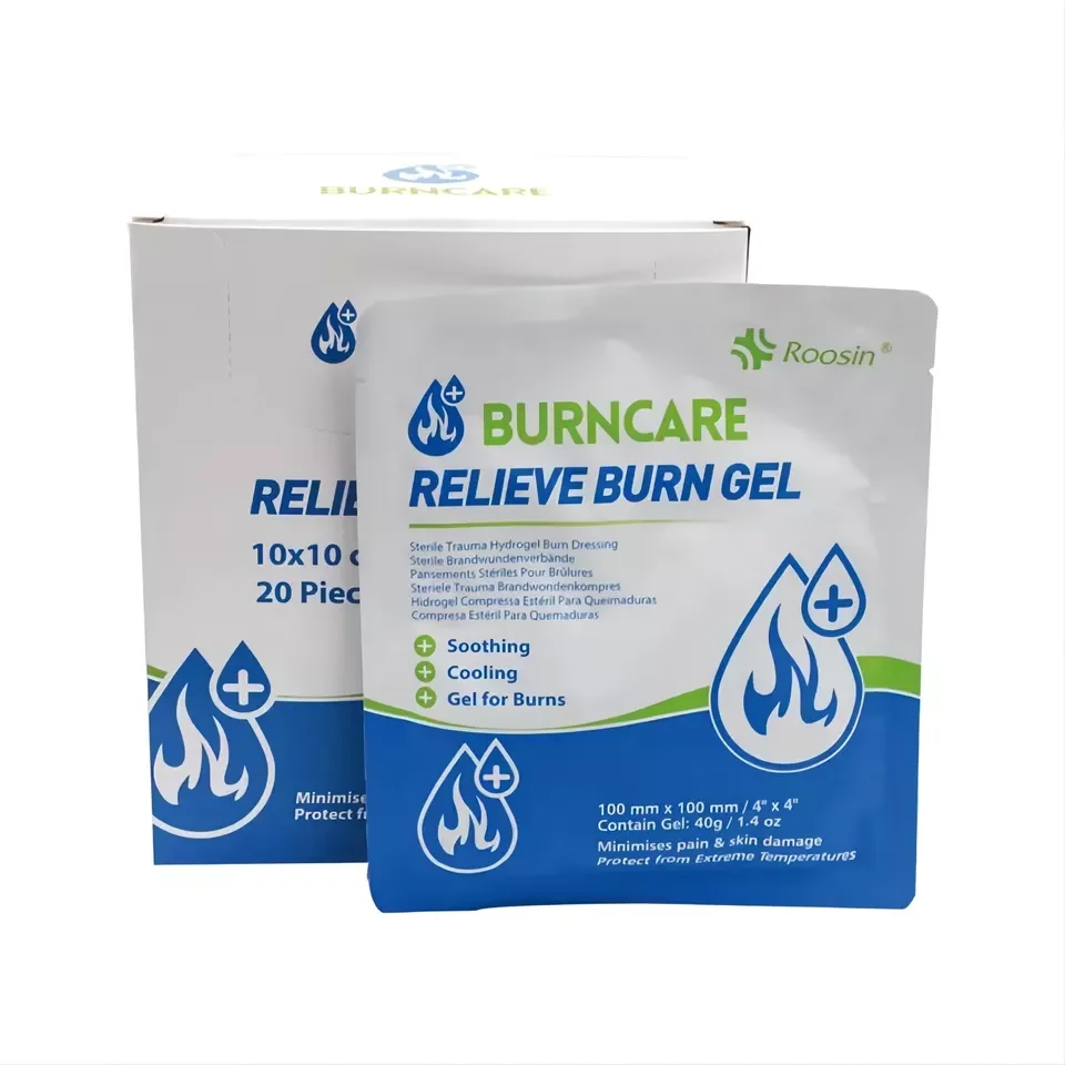 Emergency Medical Hydrogel Burn Gel Dressing Bandage Patch for Burncare