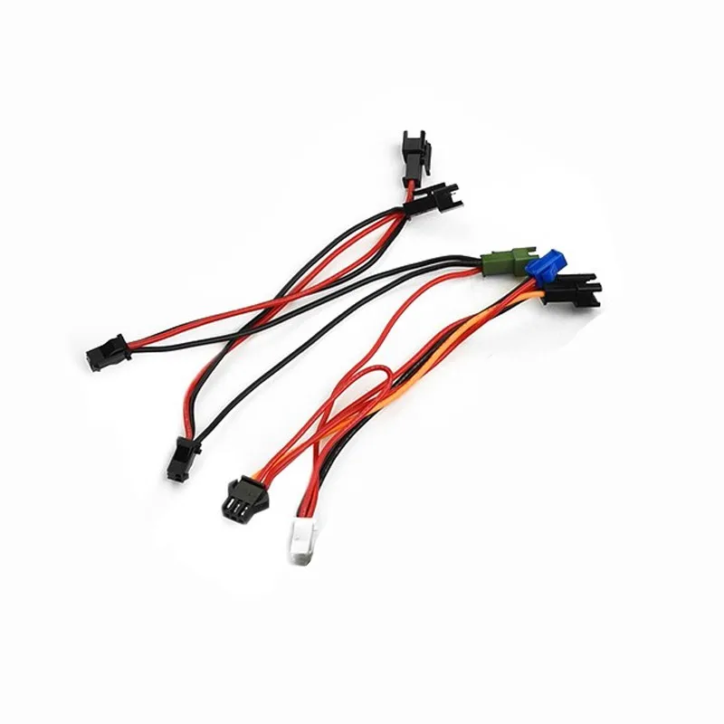 

1pc Tail Light Cable E-bike Bicycle Line Parts 24/36/48V/60V E-bike Headlight Red+Black Cycling Accessories Parts