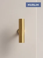 Nurlin ทองเหลือง Art Deco แนวตั้ง Linear KITCHEN Cabinet Knobs T บาร์ห้องนอนตู้เสื้อผ้ายาวดึงลิ้นชัก 6