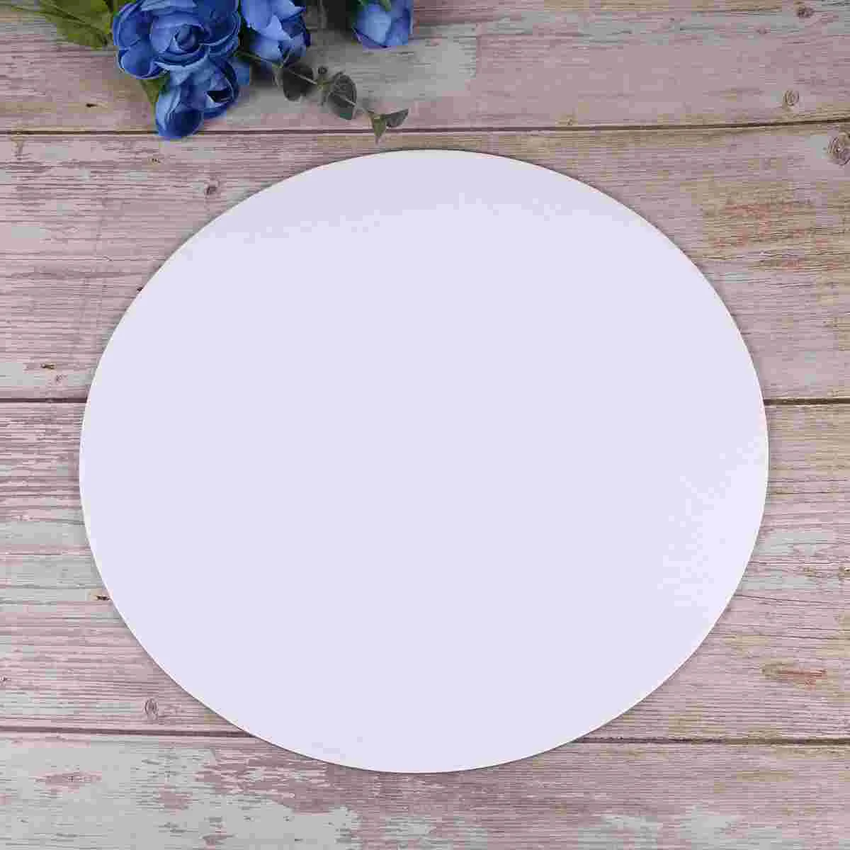 

25CM Round Canvas Drawing Board Premium Art Painting Board Artist Round Shape Canvas Board Oil Paint Canvas Sketchpad