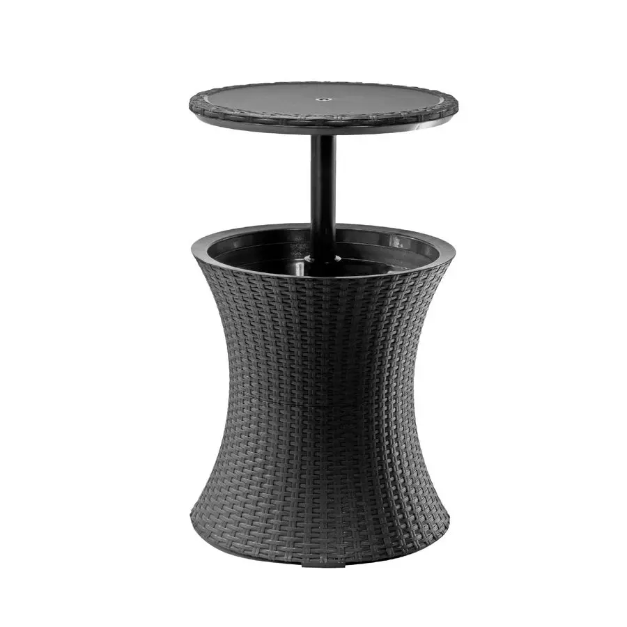 Outdoor Bar Table with Cooler