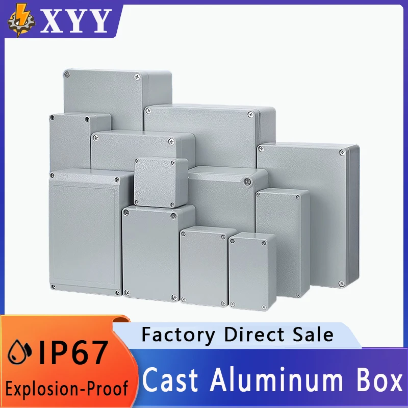 IP67 Waterproof Cast Aluminum Junction Box for electronic project Outdoor Explosion-proof Electrical Industry Enclosure Case electrical junction box,electrical box,electrical distribution box