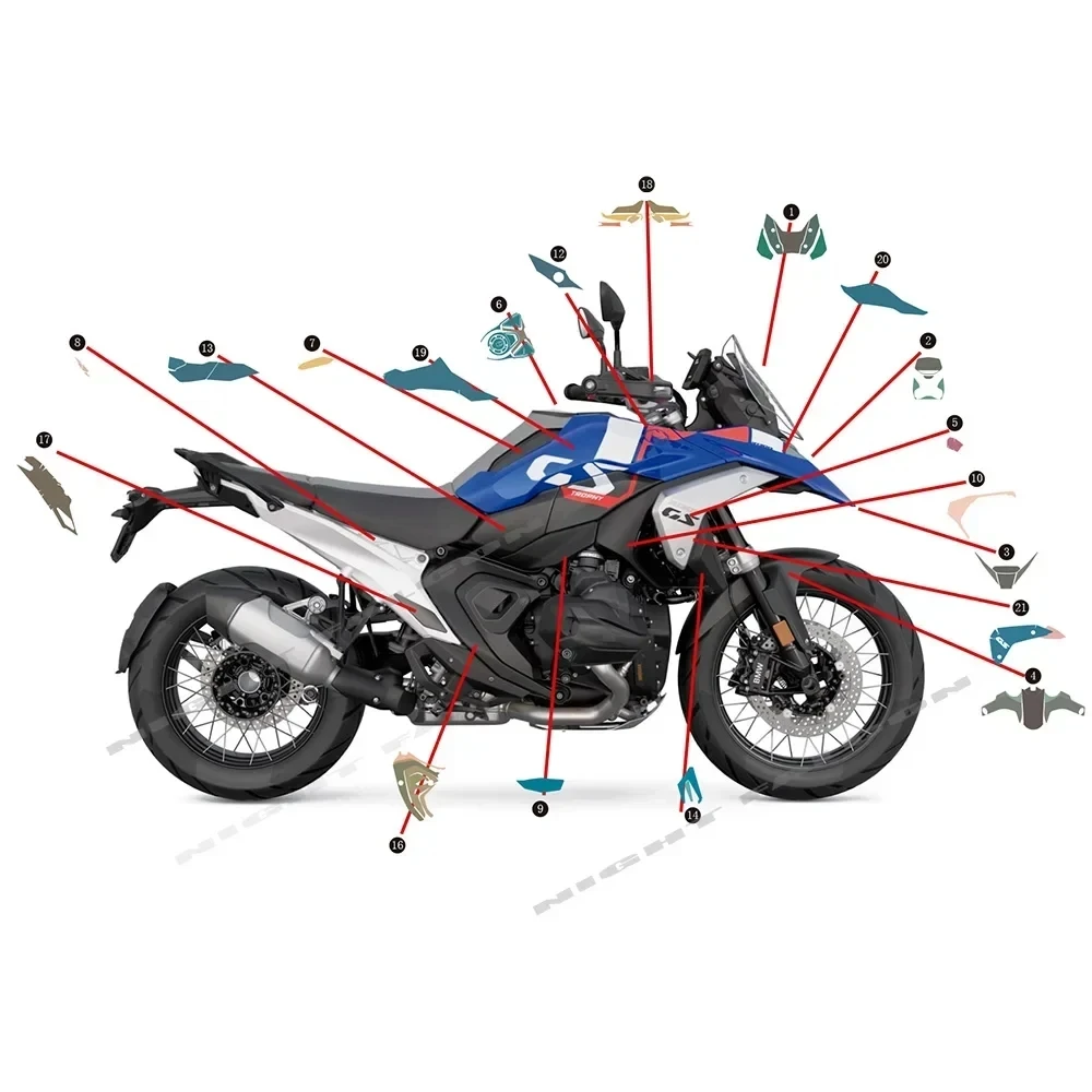 ũ ȣ ƼĿ, ü ׷ ŰƮ, BMW R1300GS , GS 1300 Į, R1300 GS 2024 ׼