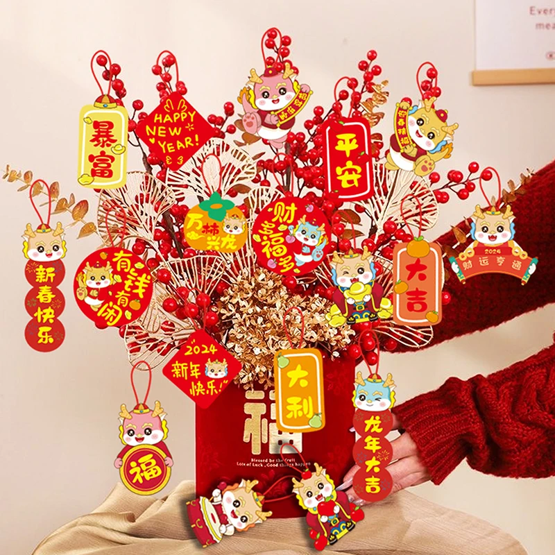 

Spring Festival Hanging Pendant Chinese New Year Hanging Ornaments Chinese New Year Decoration Wedding Room Christmas Decro