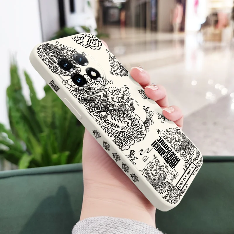 Flying Dragon Liquid Silicone Phone Case