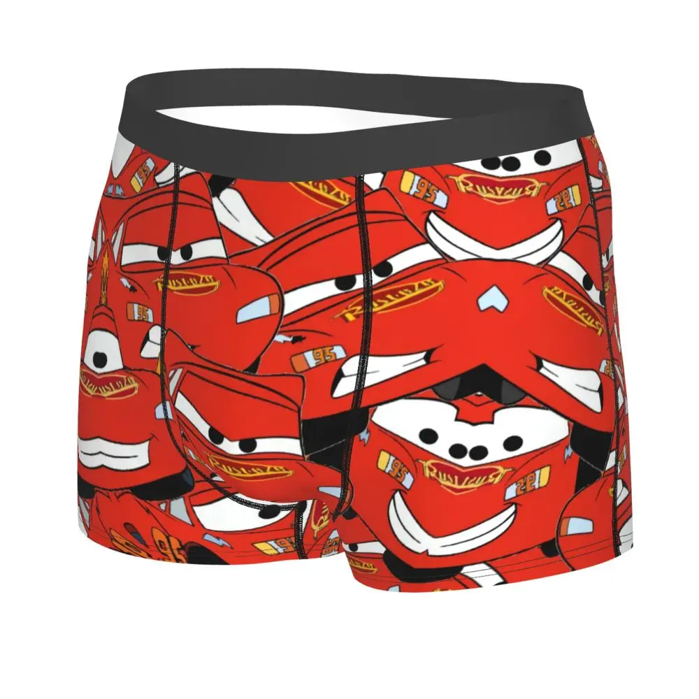 Custom Lightning McQueen Car Collage Boxers Shorts Men's Briefs Underwear Cool Underpants