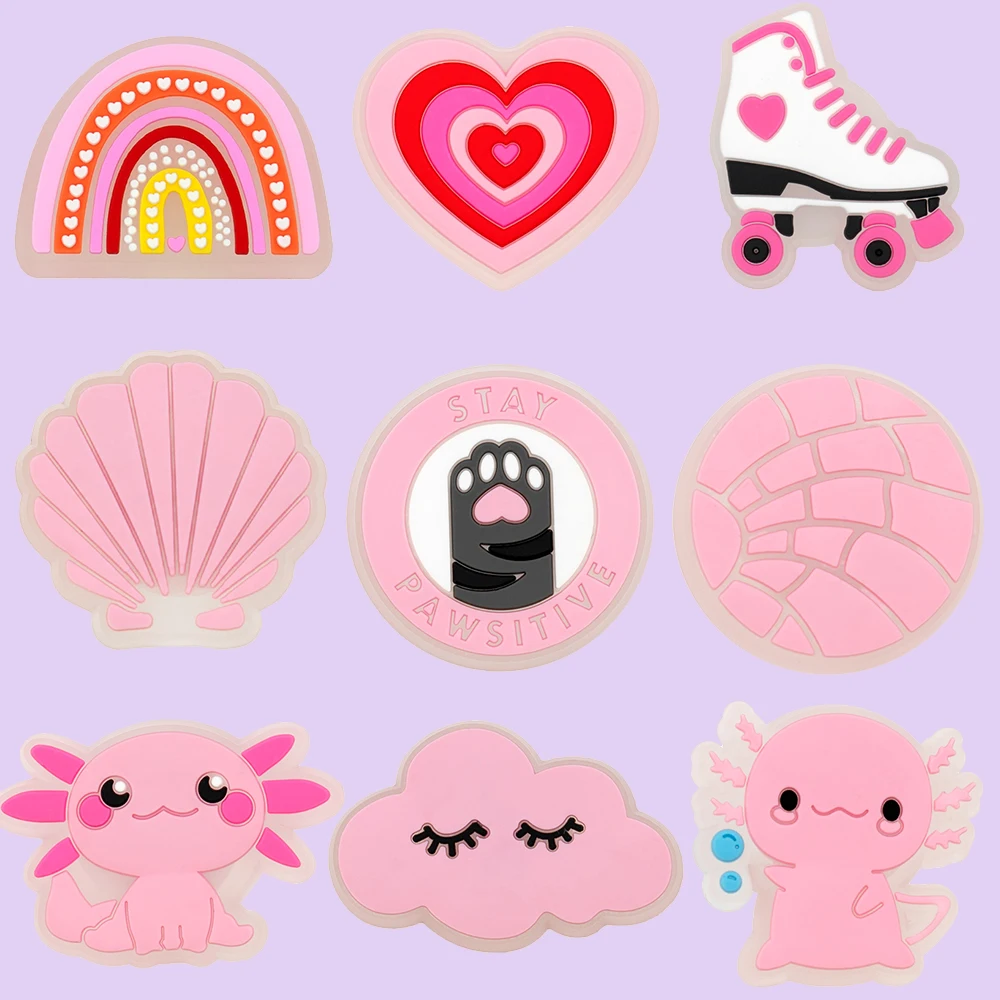 LED 신발 참 세트, 귀여운 동물 크리스마스 트리 농구 신발 액세서리, 클로그 핏, 남성 진 세트, 신발 펜던트, 5-20 개